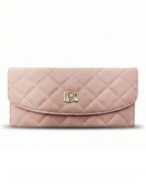 Badgley Mischka blush pink wallet